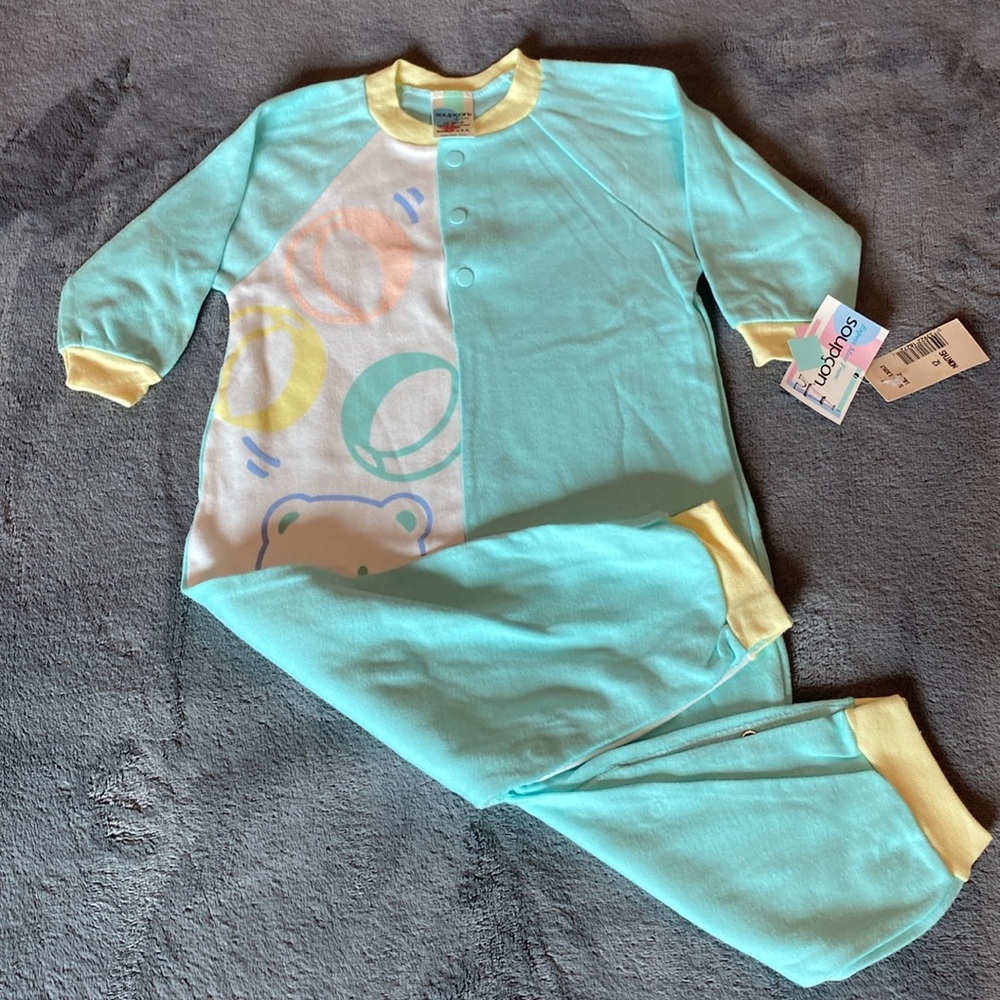 NWT Deadstock Vintage 1992! Made in USA  Baby One Piece Romper |Size 12 months